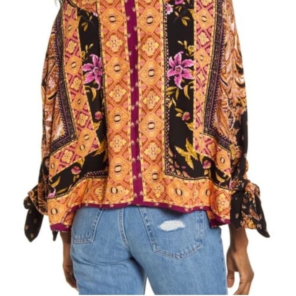 NWOT Free People‎ Catch Me If You Can Top Blouse Boho - Picture 3 of 4